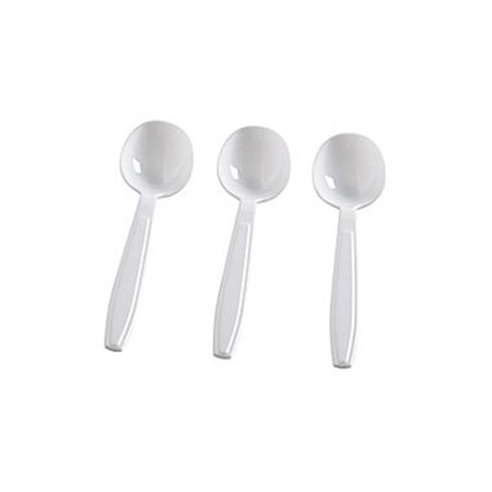 FINELINE SETTINGS White Soup Spoons- Bag 2513-WH